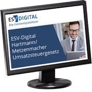 ESV-Digital Hartmann/Metzenmacher Umsatzsteuergesetz - Jahresabonnement bei Kombibezug Print und Datenbank - 