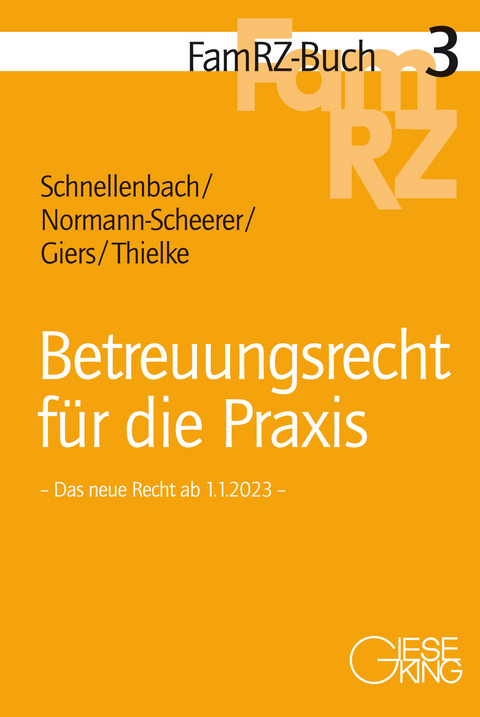 Betreuungsrecht für die Praxis - Annette Schnellenbach, Sabine Normann-Scheerer, Michael Giers, Ulrike Thielke