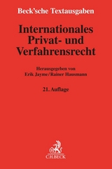 Internationales Privat- und Verfahrensrecht - Jayme, Erik; Hausmann, Rainer