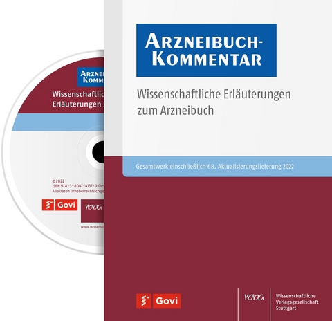 Arzneibuch-Kommentar DVD/Online VOL 68 - 