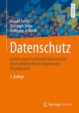 Datenschutz - Ronald Petrlic, Christoph Sorge, Wolfgang Ziebarth