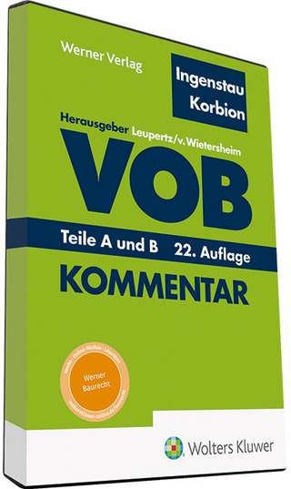 Ingenstau / Korbion, VOB Teile A und B - Kommentar (DVD) - Stefan Leupertz; Mark von Wietersheim