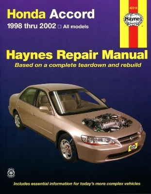 Honda Accord (1998-2002) Haynes Repair Manual (USA) -  Haynes Publishing