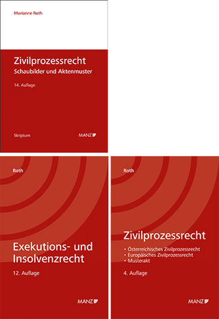 PAKET: Zivilprozessrecht 4.Auflage+ Zivilprozessrecht Schaubilder und Aktenmuster 14.Auflage+ Exekutions-und InsolvenzR 12.Auflage - Marianne Roth