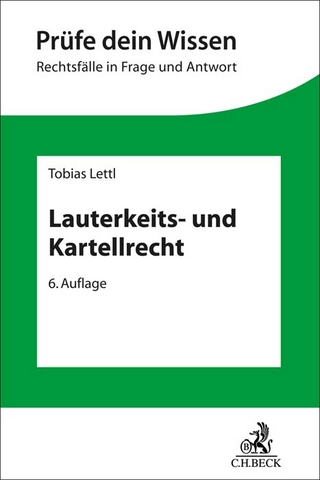 Lauterkeits- und Kartellrecht - Hans-Peter Schwintowski; Tobias Lettl