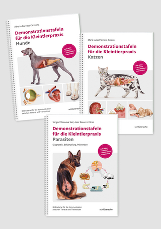 Demonstrationstafeln für die Kleintierpraxis Hund, Katze und Parasiten 3 Bde. im SET - Alberto Berneto Carmona; María Luisa Palmero Colado …