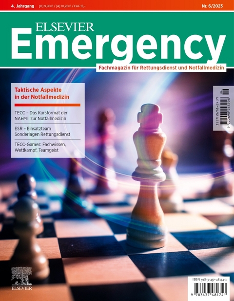 ELSEVIER Emergency. Taktische Aspekte in der Notfallmedizin. 6/2023 - 