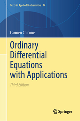 Ordinary Differential Equations with Applications - Chicone, Carmen