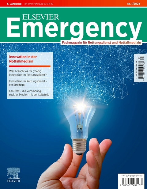 ELSEVIER Emergency. Innovation in der Notfallmedizin.1/2024 - 