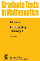 Probability Theory I - M. Loeve