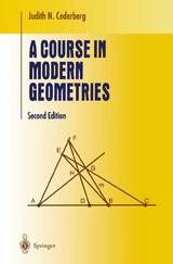 A Course in Modern Geometries - Judith N. Cederberg