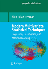 Modern Multivariate Statistical Techniques - Alan J. Izenman