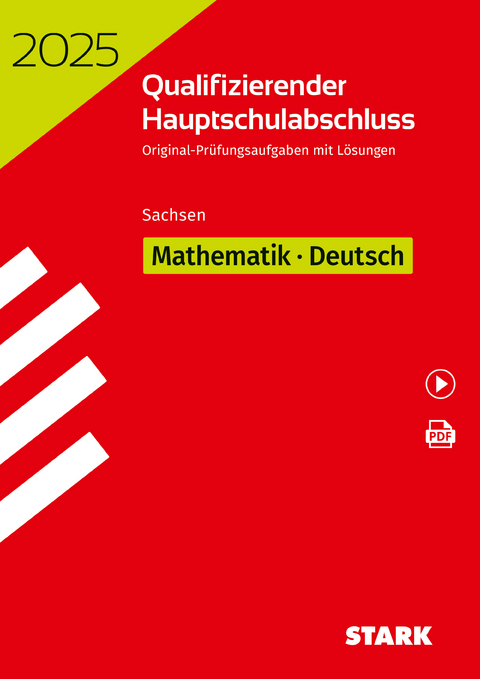 STARK Qualifizierender Hauptschulabschluss 2025 - Mathematik, Deutsch - Sachsen