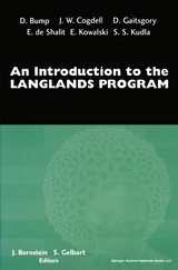 An Introduction to the Langlands Program - 