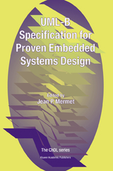 UML-B Specification for Proven Embedded Systems Design - 