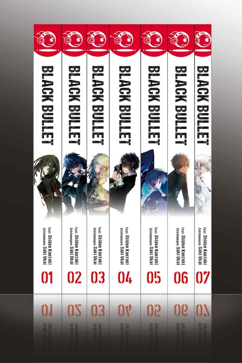 Black Bullet – Light Novel, Bände 1 bis 7 - Saki Ukai, Shiden Kanzaki