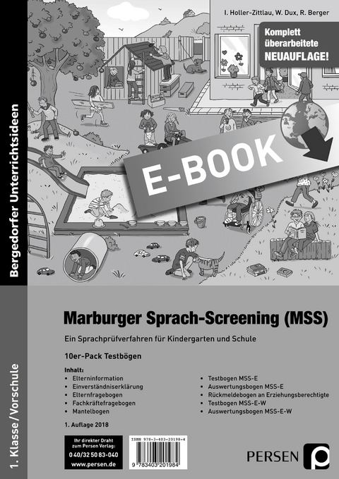 Marburger Sprach-Screening (MSS) - Testbögen - I. Holler-Zittlau, W. Dux, R. Berger
