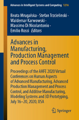 Advances in Manufacturing, Production Management and Process Control - 