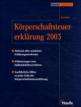 Körperschaftssteuerklärung 2003 - Gerrit Frotscher