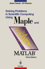 Solving Problems in Scientific Computing Using Maple and MATLAB® - Walter Gander, Jiri Hrebicek