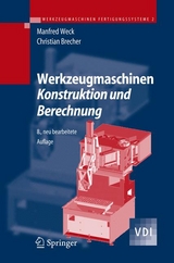 Werkzeugmaschinen 2 - Manfred Weck