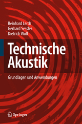 Technische Akustik - Reinhard Lerch, Gerhard Sessler, Dietrich Wolf