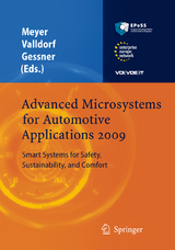 Advanced Microsystems for Automotive Applications 2009 - Gereon Meyer, Jürgen Valldorf, Wolfgang Gessner