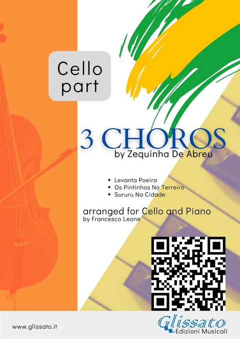 Cello parts "3 Choros" by Zequinha De Abreu for Cello and Piano - Zequinha de Abreu