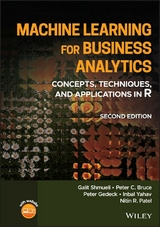 Machine Learning for Business Analytics -  Peter C. Bruce,  Peter Gedeck,  Nitin R. Patel,  Galit Shmueli,  Inbal Yahav