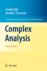 Complex Analysis - Bak, Joseph; Newman, Donald J.