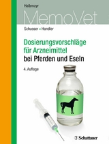 Dosierungsvorschläge für Arzneimittel bei Pferden - Johannes Handler, Edeltraud Halbmayr, Gerald Fritz Schusser