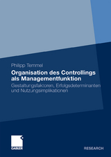 Organisation des Controllings als Managementfunktion - Philipp Temmel