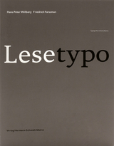 Lesetypografie - Willberg, Hans P; Forssmann, Friedrich