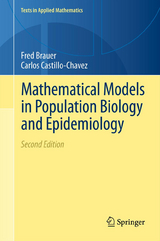 Mathematical Models in Population Biology and Epidemiology - Brauer, Fred; Castillo-Chavez, Carlos