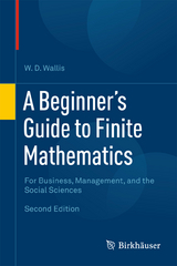 A Beginner's Guide to Finite Mathematics - Wallis, W.D.
