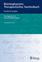 Bönninghausens Therapeutisches Taschenbuch - Gypser, Klaus-Henning