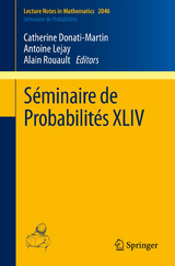 Séminaire de Probabilités XLIV - 