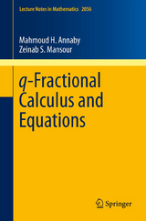 q-Fractional Calculus and Equations - Mahmoud H. Annaby, Zeinab S. Mansour
