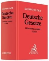 Deutsche Gesetze Gebundene Ausgabe I/2014 - Schönfelder, Heinrich