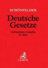 Deutsche Gesetze Gebundene Ausgabe II/2014 - Schönfelder, Heinrich