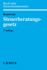 Steuerberatungsgesetz - Günter Koslowski, Horst Gehre