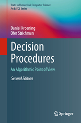 Decision Procedures - Kroening, Daniel; Strichman, Ofer