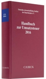 Handbuch zur Umsatzsteuer 2016 - Deutsches wissenschaftliches Institut der Steuerberater e.V.