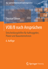 VOB/B nach Ansprüchen - Zanner, Christian
