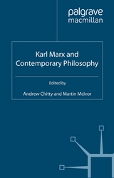 Karl Marx and Contemporary Philosophy - 