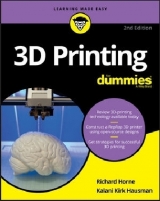 3D Printing For Dummies - Horne, Richard; Hausman, Kalani Kirk