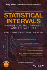 Statistical Intervals -  Luis A. Escobar,  Gerald J. Hahn,  William Q. Meeker