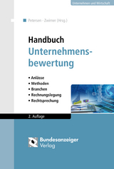 Handbuch Unternehmensbewertung - Petersen, Karl; Zwirner, Christian