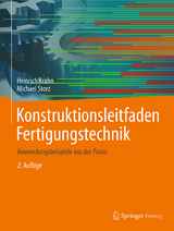 Konstruktionsleitfaden Fertigungstechnik - Krahn, Heinrich; Storz, Michael