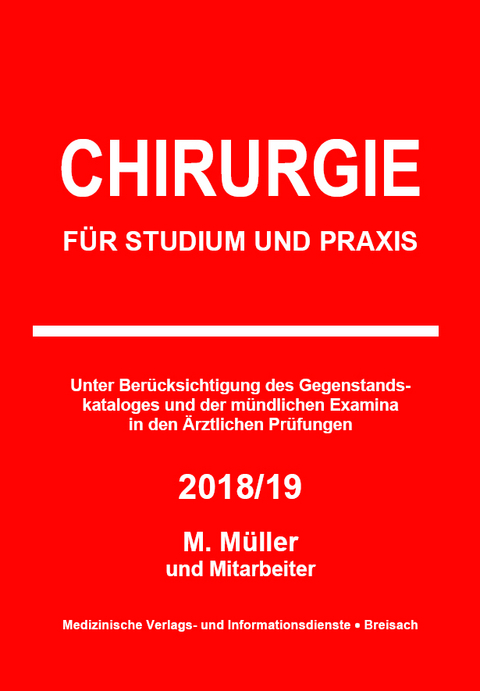 Chirurgie 2018/2019 - Markus Müller